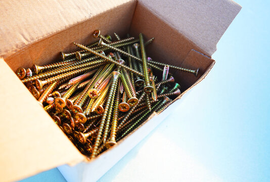 Deck Screws 2-1/2 Inch - #10 x 2-1/2, 5lb/385Pcs, Brown Epoxy Coated